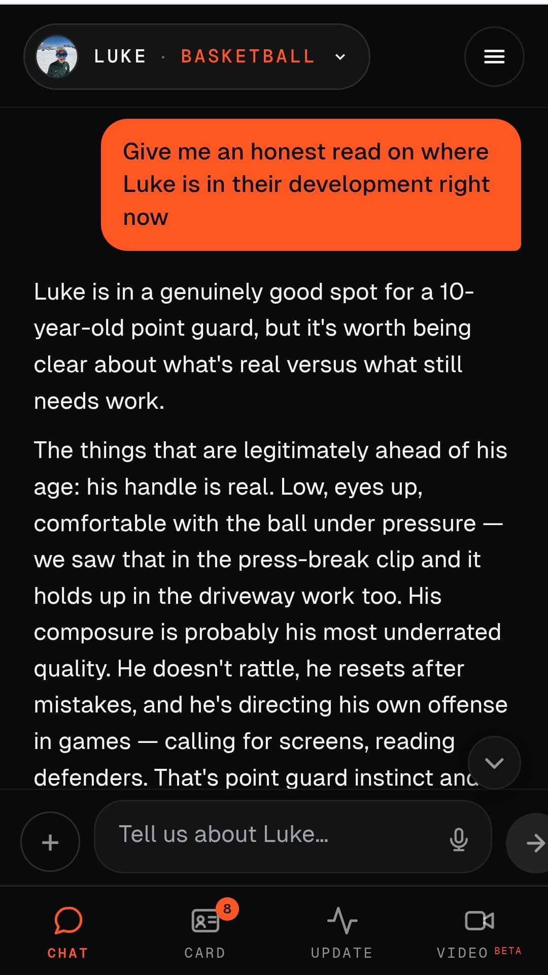 ParentEdge: an honest read on Luke's development